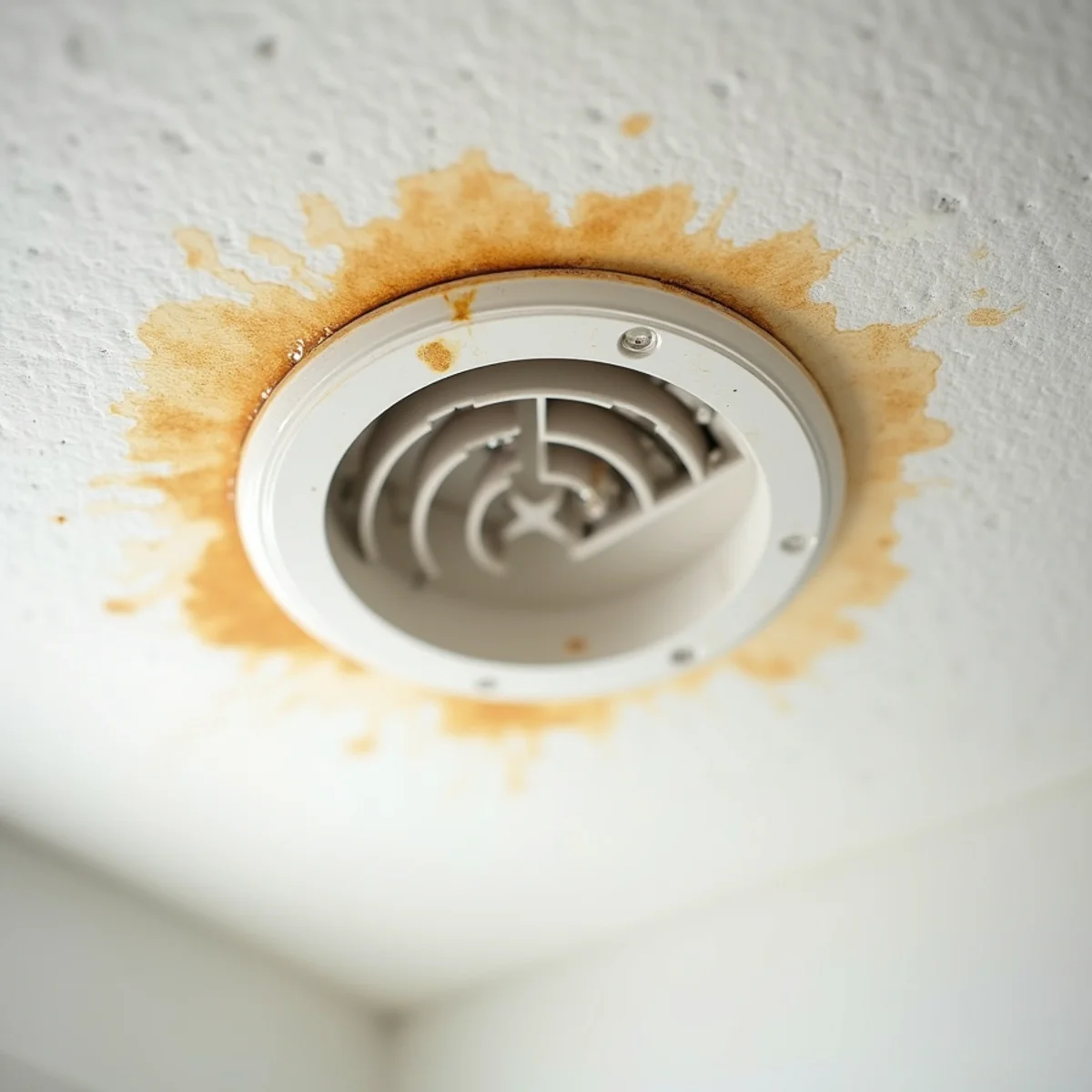Water Stain on the Ceiling: Roof Leak, AC Drain Line or Plumbing?